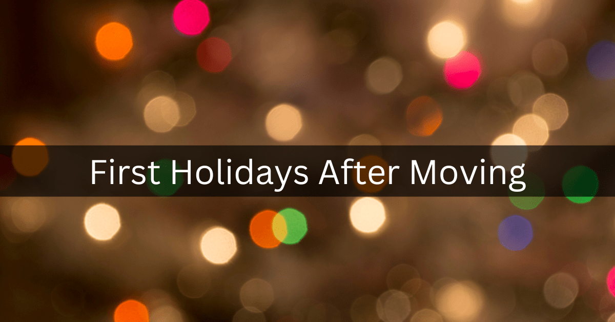 moving at holidays
