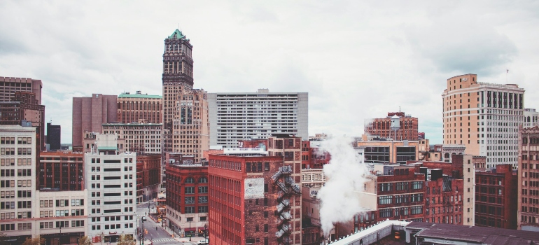 Buildings in Detroit 